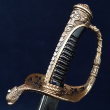 French M1854 Naval Officers Sword by Coulaux, Klingenthal 14